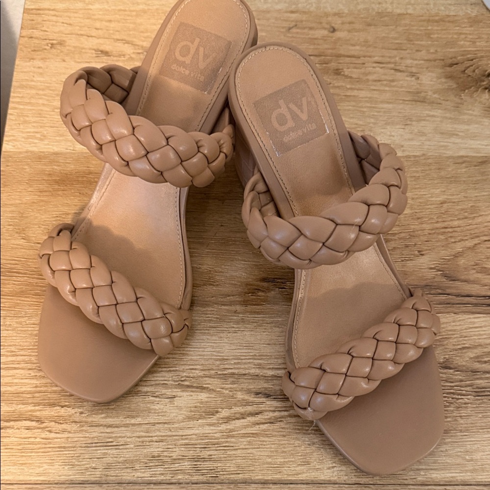 DV by Dolce Vita Women's Braided Sandals in Brown